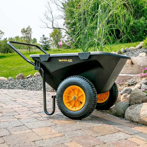 Polar Schubkarre "Cub Cart", schwarz, 127 x 71 x 74 cm (L x B x H) (1/5)