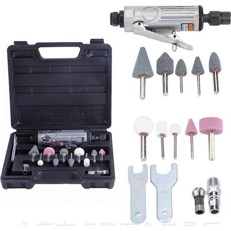 783100 Coffret de 15 pièces de meuleuse pneumatique à matrice (1/5)