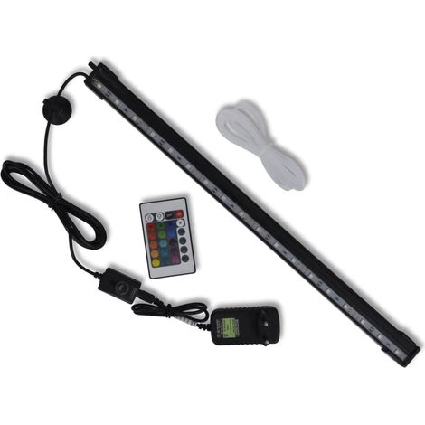 Lampe LED de bulles d'aquarium  Plafonnier Ampoule LED RVB 48 cm 25821 (1/5)
