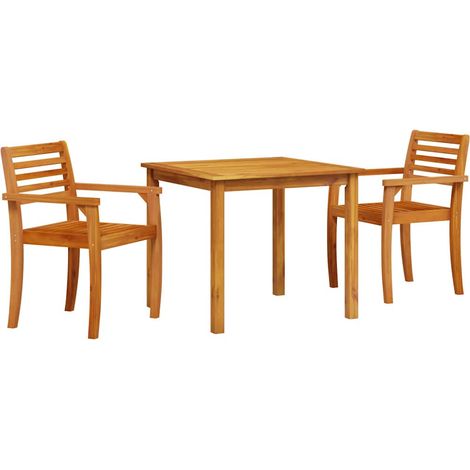 Ensemble de salle à manger pour jardin 3 pcs,Salon de jardin Marron CFW50902 (1/5)