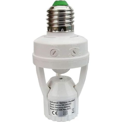 Indoor Motion Sensor, Daylight Sensor for Smart Lighting, Automatic Light Control for Safe Home, White