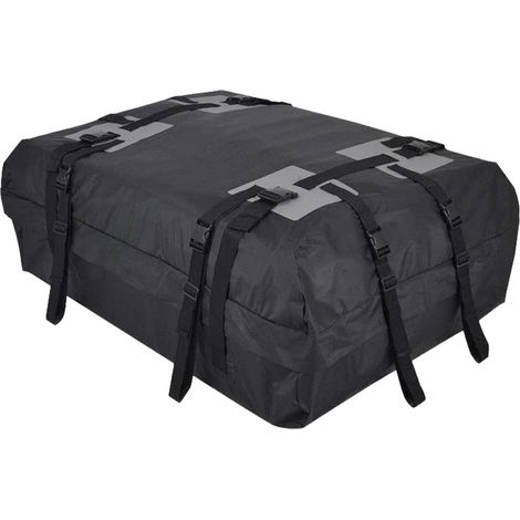 Sac de Toit sur Le Toit, Sac de Rangement avec Sangle supplémentaire 600D, Sac de Toit de Voiture Flexible, 45 l, pour Les véhicules sans Rack (1/5)