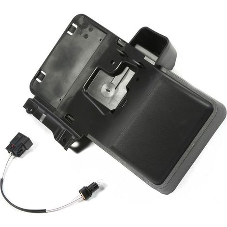 Support de plaque d'immatriculation arrière de remplacement noir, pour Jeep Wrangler JK 2007 – 2018 11233.07 68064720AA (1/5)