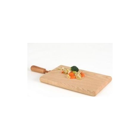 FPLUS tabla cocina madera 15x25cm. , Tabla cocina de madera con mango.