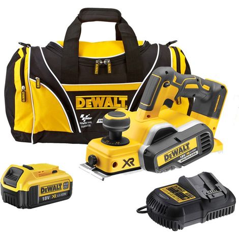 Dewalt DCP580 M1 18v XR Cordless Brushless Planer + 1 x 4.0ah Batt, Charger + Bag (1/4)