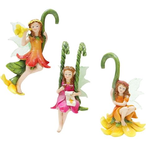 Feengarten Miniatur für Gartentöpfe 3 x exquisites
