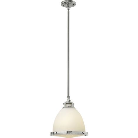Elstead Amelia - 1 Light Medium Dome Deckenanhänger Chrom, E27 (1/4)