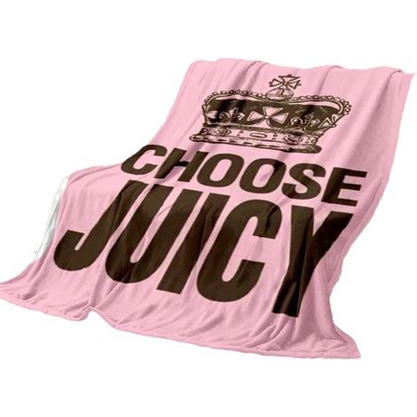 Juicy Couture Fashion Brand Decke Flanell Tagesdecke Weich bedruckte Tagesdecke Sofadecke Mädchendecke (1/5)