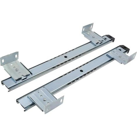Glissières à billes, étagère coulissante métallique sous bureau (1/5)