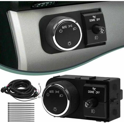 25858705 is a control switch with wiring harness for Chevrolet Silverado Sierra 1500. (1/4)