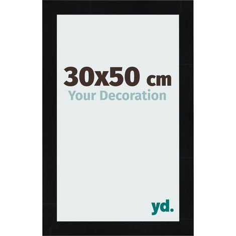 yd. - Cadre photo 30x50 - Noir Brillant - MDF - Pisa (1/5)