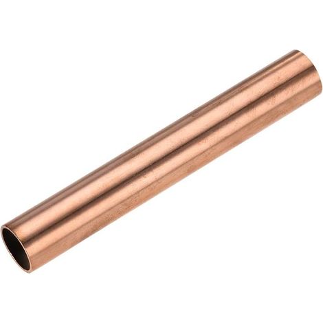 sourcing map Copper Tube Round 15 mm External Diameter 1 mm Wall Thickness (1/3)