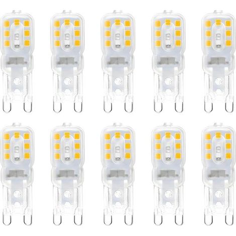 G9 LED Bulbs, Ceramic Base, 3W, 300Lm, Warm White 3000k, G9 Base, G9 Bulbs for Home Lighting (1/3)