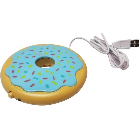 Coussin chauffant rond USB pour biscuits et tasses chaudes