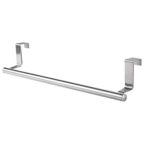 Porte Serviettes Sans Percage [366.2cm] - Grand Crochet de Cuisine en Acier Inoxydable Argent (1/4)