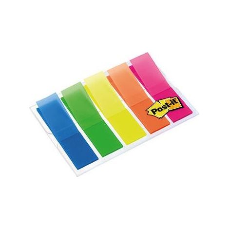 Post-It Index Mini Haftstreifen Full Color Mit Spender Sortierte Neonfarben 100 Stk. 11,9 X 43,2 Mm (1/3)