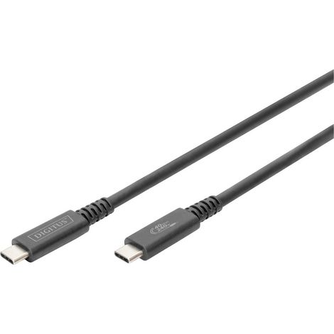 Digitus Cavo USB-C Maschio USB-C a 24 pin Maschio Nero USB-C a 24 pin 0,8 m (1/3)
