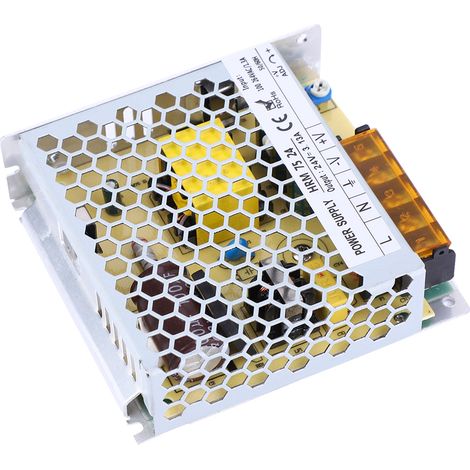 Alimentation à découpage ultra-mince 75 W pour ruban LED, 100-264 V CA vers 24 V CC, pour usage intérieur. (1/5)