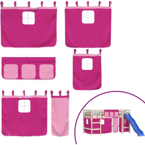 Maison Exclusive - Tende per Letto a Soppalco Rosa in Poliestere