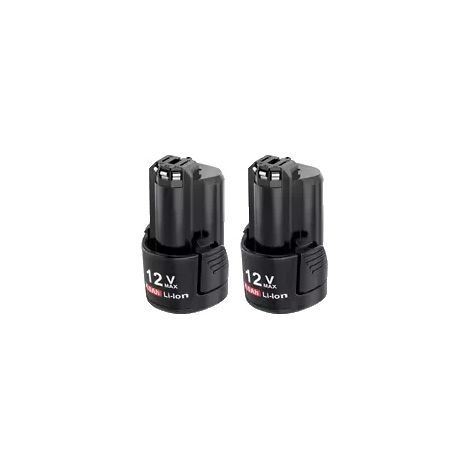 Batería de repuesto, capacidad de 4000 mAh, voltaje de 12 V, 2 baterías de 4,0 Ah. (1/2)