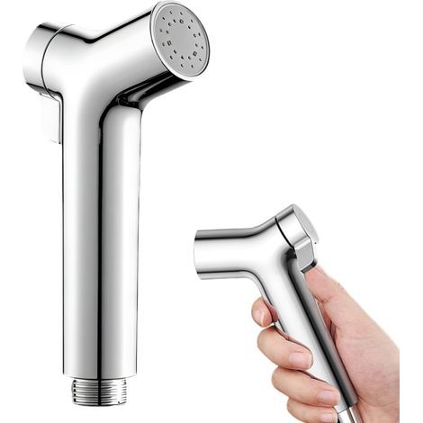 Tragbarer Handbrausekopf mit einstellbarem Wasserdruck – Brausekopf für Toilette und Badewanne (1/5)
