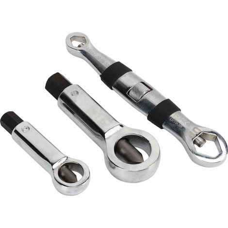 Ortviai Séparateur de Rondelles en Acier Trempé – Jeu de 3 Outils pour Démontage de Rondelles Rouillées ou Cassées (1/5)