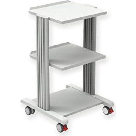 GIMA - Carrello smart con base e ripiani ampi e resistenti, 2 ripiani 40x36 cm + base, 27895
