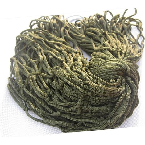 Hamac de Camping Vert en Nylon, 1 Pièce, avec Cordon de Fixation (1/5)