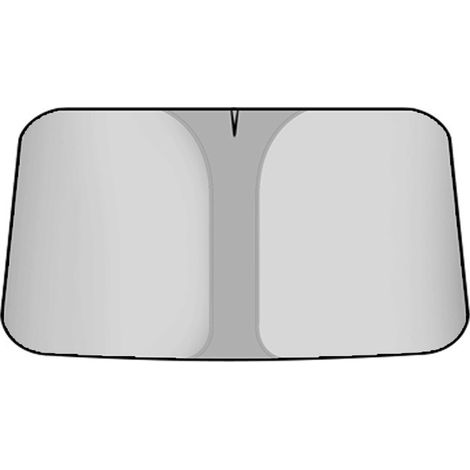 Parasol plegable para parabrisas, revestimiento plateado, protección solar contra el calor y los rayos UV, accesorio para el interior del vehículo. (1/5)