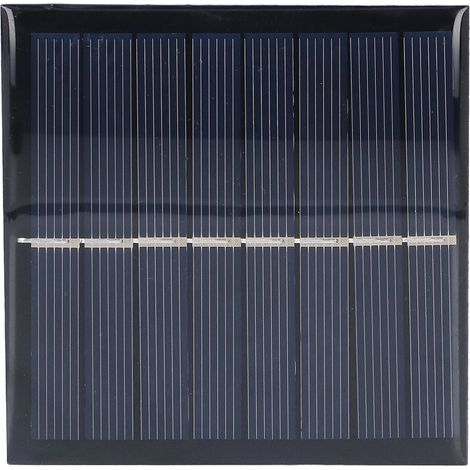 Panneaux solaires, faciles à utiliser Transmission lumineuse facilement rechargeable Chargeur de panneau solaire pour la lumière du pour charger de petites batteries (1/5)