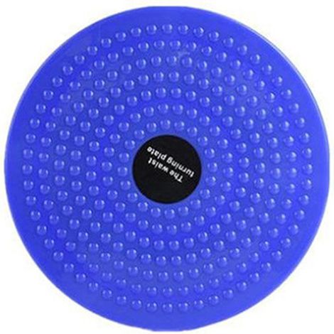 Disque de Rotation pour Maigrir - Équipement de Fitness Maison pour Affiner la Taille - Disque Twisting Bleu