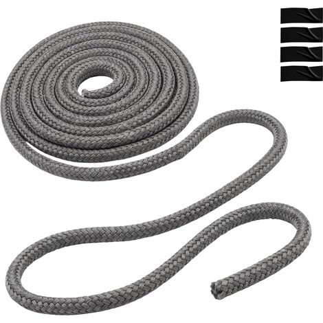 Joint de Porte Fibre Verre Poêle bois 14mmx2,5m - Résistant à 800°C (1/5)