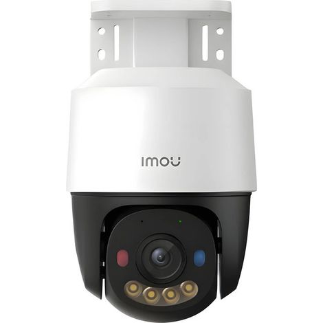 Imou telecamera ip poe 5mp pt da esterno, pan 355° tilt 90°, visione notturna colori 30m, ai rilevamento persone veicoli, deterrenza attiva, audio bidirezionale, IPC-PS7FP-5M0