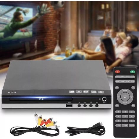 FLITI Multi-Region DVD Player with Remote Control, HDMI/AV, USB, 1080P, Black (1/5)