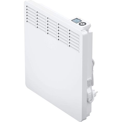 AEG casa Technik 236533 parete Termoconvettore WKL 1005 per circa 10 m², Riscaldamento 1000 W, 5 – 30 gradi C, da appendere a parete, Display LCD, Timer settimanale, Metallo, colore: bianco (1/4)