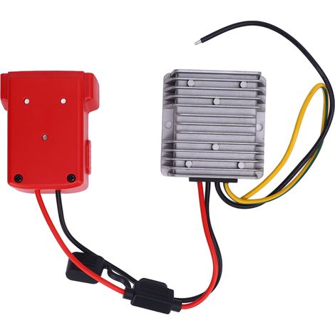 Convertisseur abaisseur 18V à 12V, entrée 17-55V sortie 12V 20A 240W, réducteur de tension sur batterie pour voiture RC et éclairage LED (1/5)