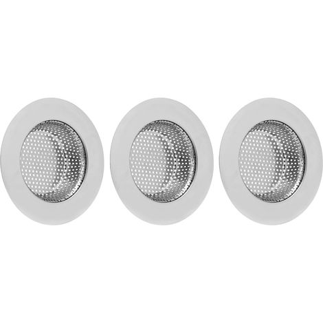 Lot de 3 filtres en acier inoxydable pour lave-vaisselle, évier, siphon de sol de salle de bain, filtre d'égout, grande taille (1/5)