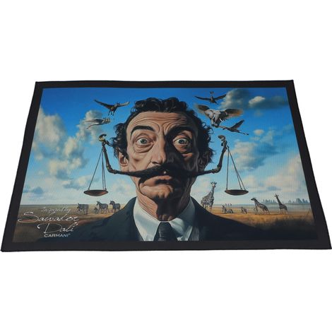Carmani, tovaglietta in plastica, pz. Ispirata ai dipinti di S. Dalí
