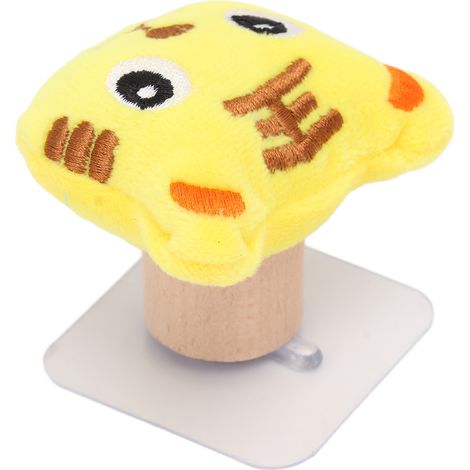 Niedlicher Wandhaken für Kuscheltiere, ideal für Kinderzimmer. Auch als dekorativer Haken für Lätzchen, Taschen und Babyartikel geeignet. Modell 2. (1/5)