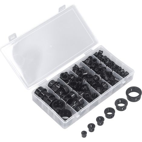 160 Pièces de Manchons de Câbles en Nylon, Protections Clipables 8-25 mm, Gaine Isolante pour Fils Électriques et Câbles (1/5)