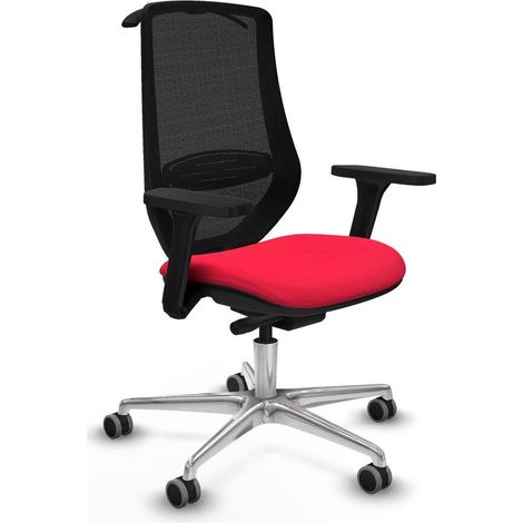 Piqueras y Crespo D086G0H Silla de Oficina Roja Confort