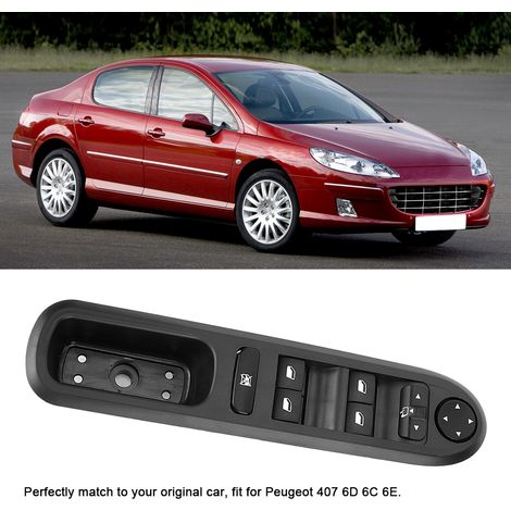 Interrupteur de vitre conducteur avant gauche pour Peugeot 407 6D 6C 6E 6554.ER, commutateur électrique, pièce auto, remplacement, 1 pièce. (1/5)