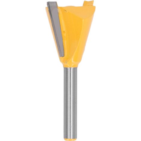 Fraise à rainurer le bois à queue d'aronde 6 mm (queue de 1/4 po) - Outil de travail du bois précis et efficace 1