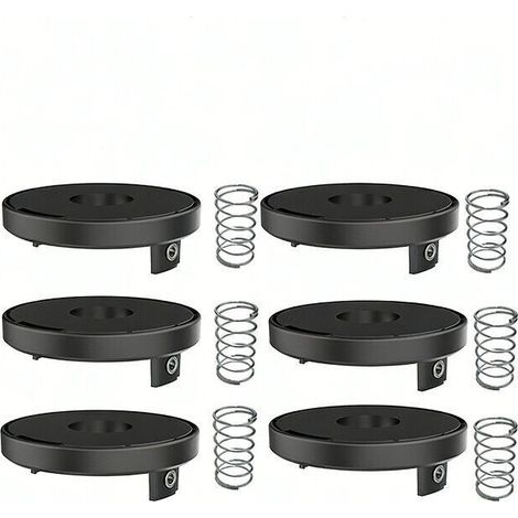 Bobine de fil de rechange pour débroussailleuse Einhell CE-CT36/30 3405096, pour débroussailleuse Einhell 3405096 (6 couvercles + 6 ressorts) (1/3)