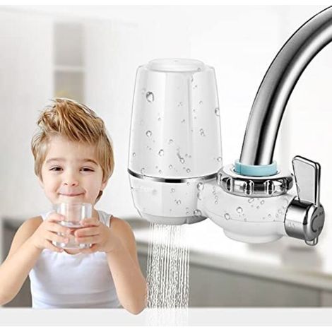 Purificateur d'eau pour robinet de cuisine avec filtre, filtre de purification d'eau du robinet, filtration en 7 étapes, purificateur d'eau domestique (1/5)
