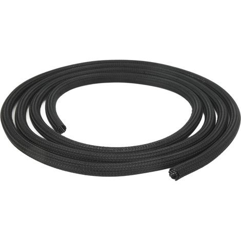 Polyethylen-Kabelschutzhülle mit 1/2 Zoll Durchmesser, verhindert das Anknabbern durch Haustiere, schwarzer Kabelschutz, 3 Meter/10 Fuß (1/5)