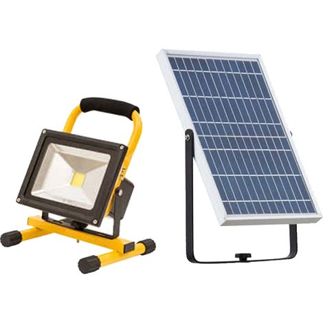 Proyector Portatil Solar Serie Helios Led 20w 1800lm Carga Solar (1/2)