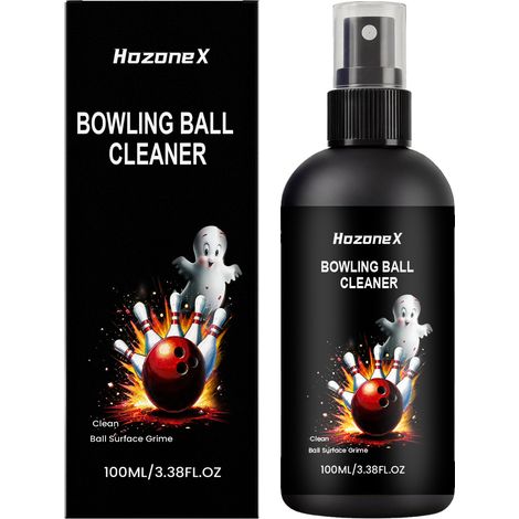 Nettoyant pour boules de bowling HOZONEX - Nettoyage quotidien, élimine l'huile et les rayures, format pratique 100 ml (1/5)