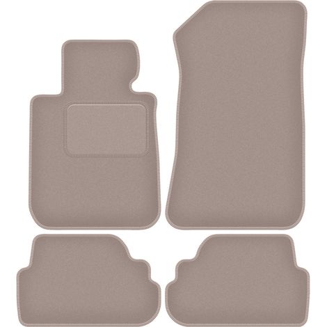 Tapis en velours beige pour : BMW 1 E88 cabriolet (2004-2011) (1/5)