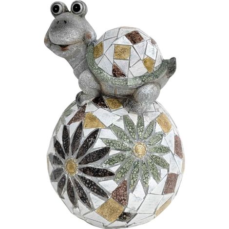 Ext Schildkrötenfigur – Rustikale Dekoration für Haus und Garten